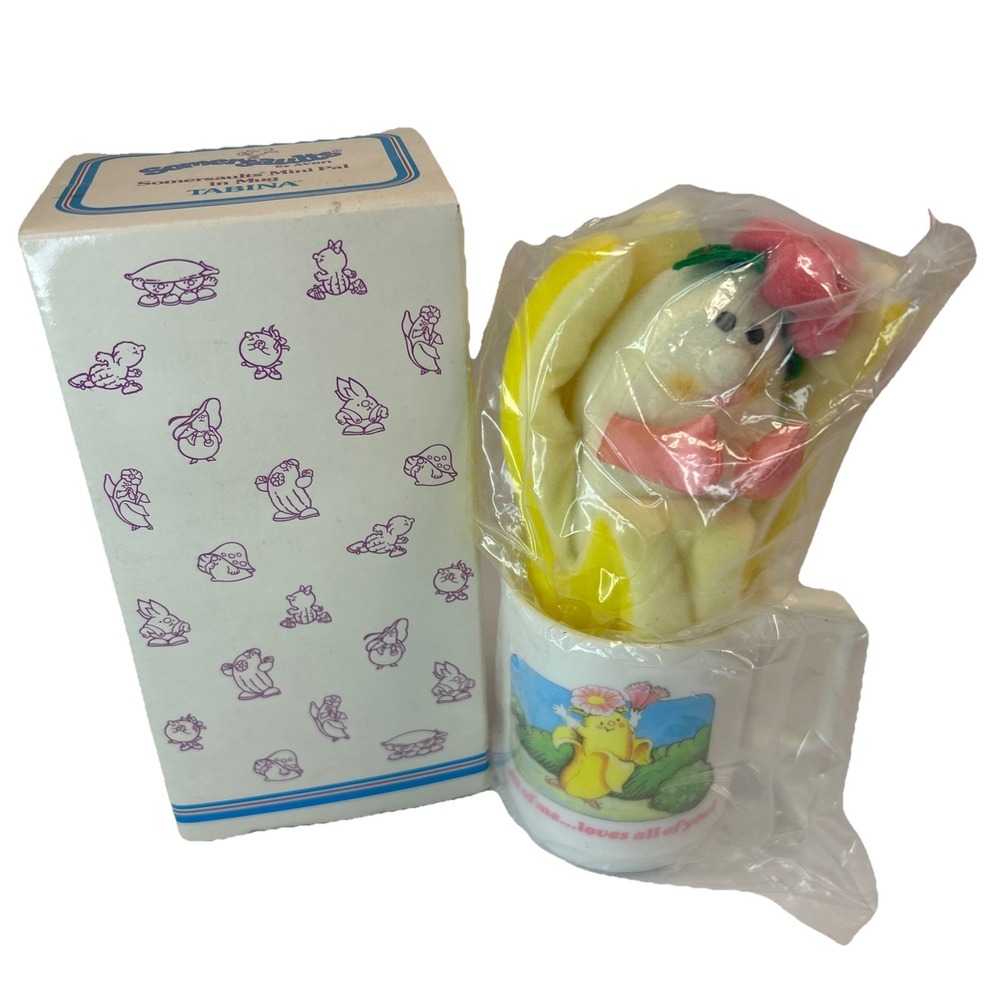 Vintage 1986 Avon Somersaults Mini‎ Pal In Mug Tabina the Banana Read